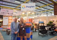 Jurgen Vermeulen and Corina de Pagter at the Pagter stand.